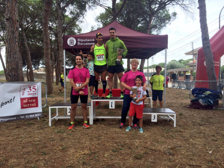 Pòdium categoria masculina local
