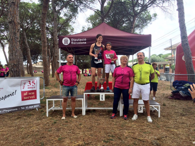 Pòdium categoria femenina local