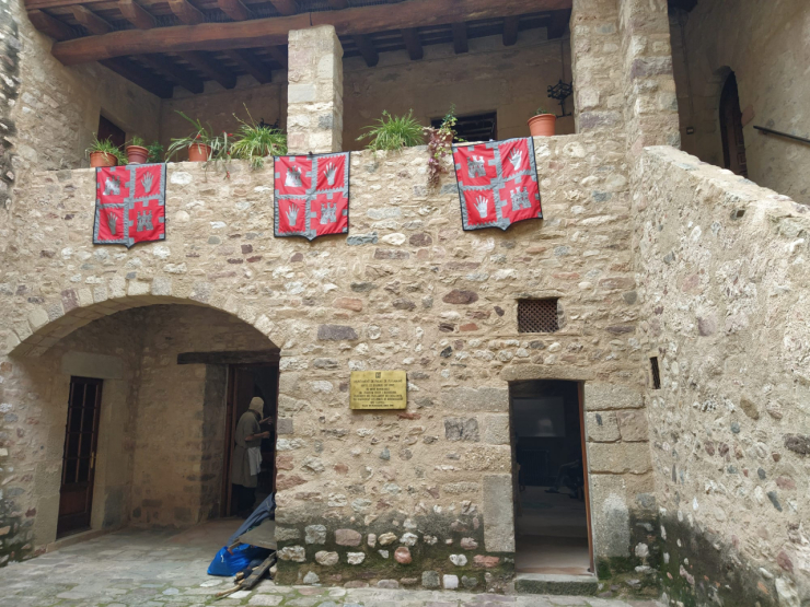 Patí interior del Castell.
