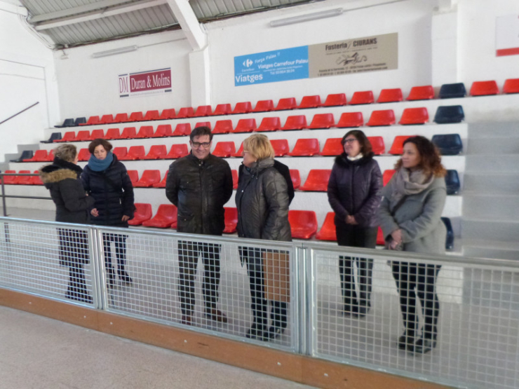 Visita del delegat del govern de la Generalitat.