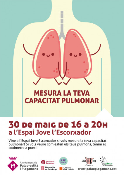 Cartell Mesura la teva capacitat pulmonar