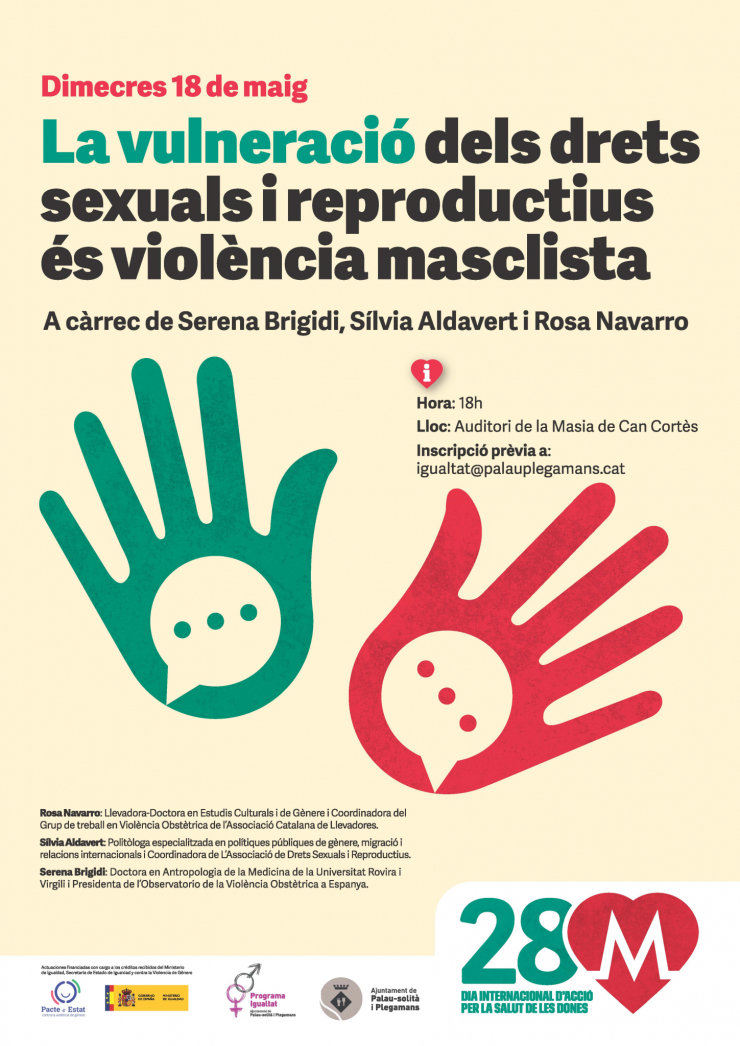 Cartell La vulneració dels drets sexuals i reproductius és violència masclista
