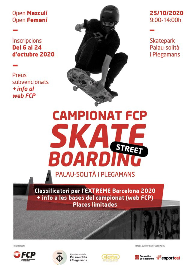 Cartell Campionat Skateboarding