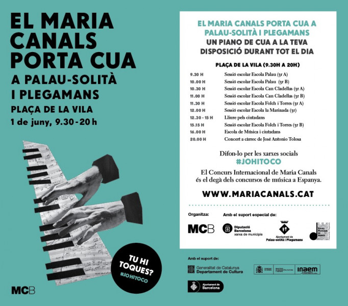 Cartell "El Maria Canals porta cua" 2018