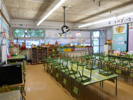 Escola Folch i Torres, aula de l'edifici d'educació infantil (Escoles Velles).