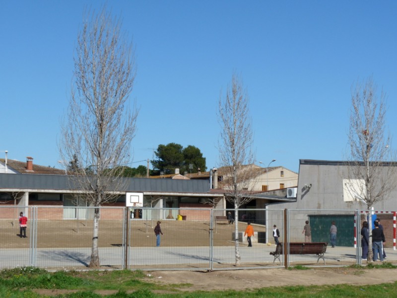 Escola Palau, vista del pati.