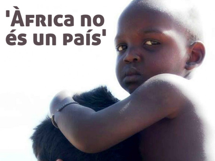 Fragment del cartell de l'exposició 'Àfrica no és un país'