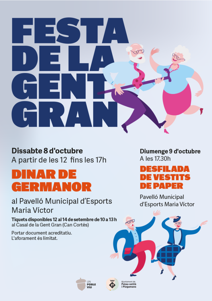 Cartell de la Festa de la Gent Gran