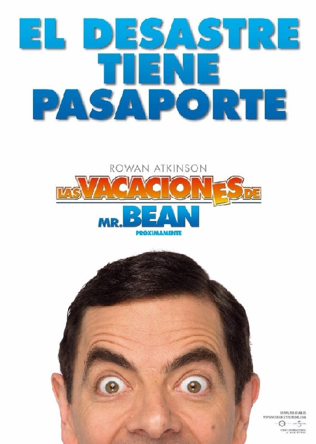 Cartell de la pel·lícula 'Las vaciones de Mr. Bean'