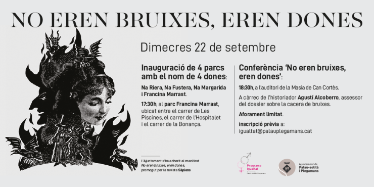 Cartell de l'acte 'No eren bruixes, eren dones'