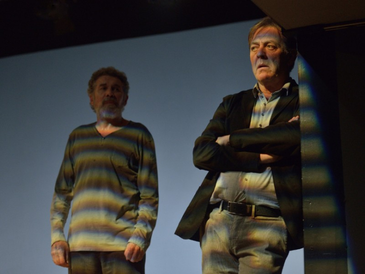 Lluís Soler i Xavier Boada a 'Per un sí o per un no'. Imatge de David Ruano.