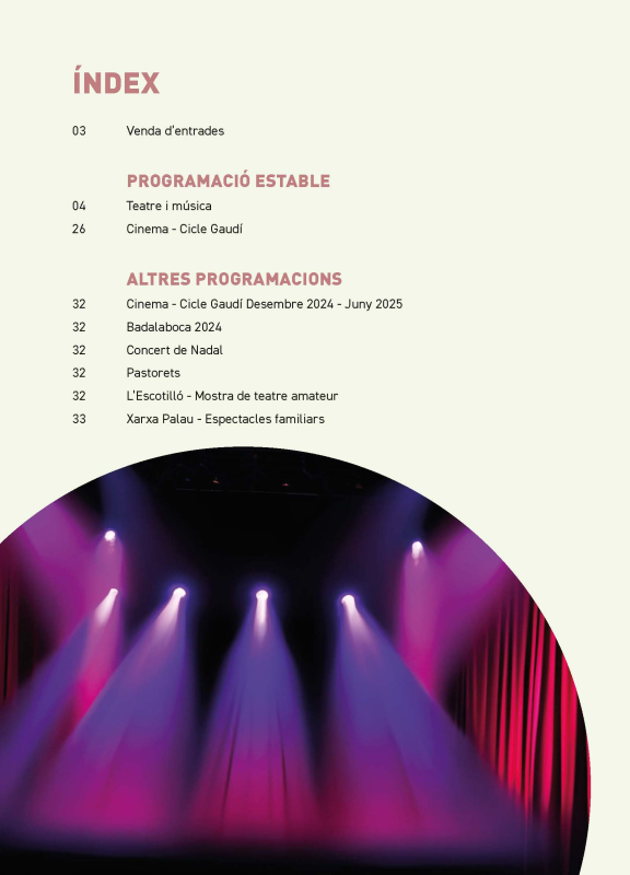Cartell obra Creatura