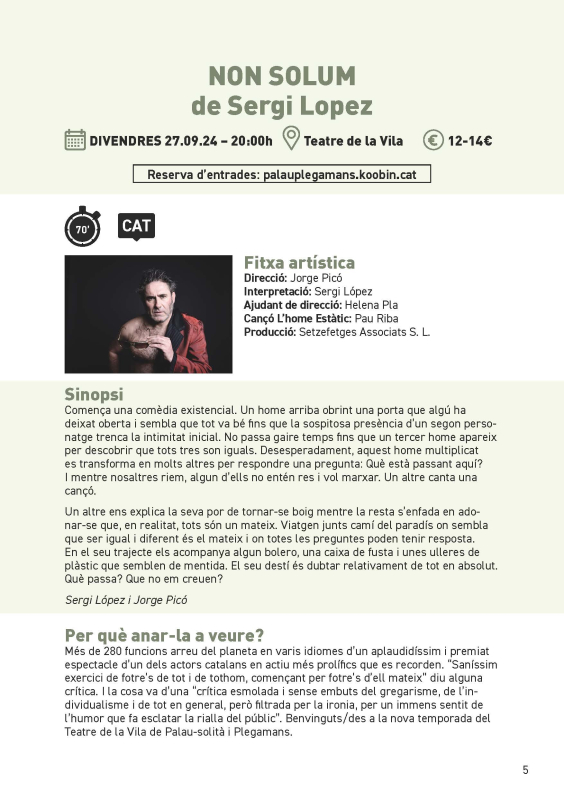 Informació obra Joan Garriga i el mariatxi Galàctic