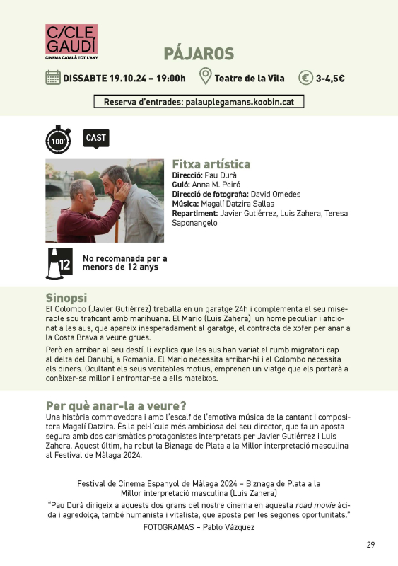 Informació obra Conspiranoia