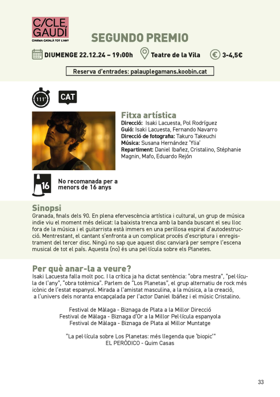 Informació obra Conspiranoia