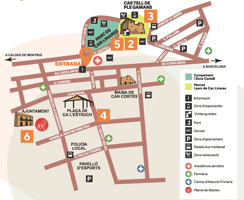 Mapa Mercat Medieval