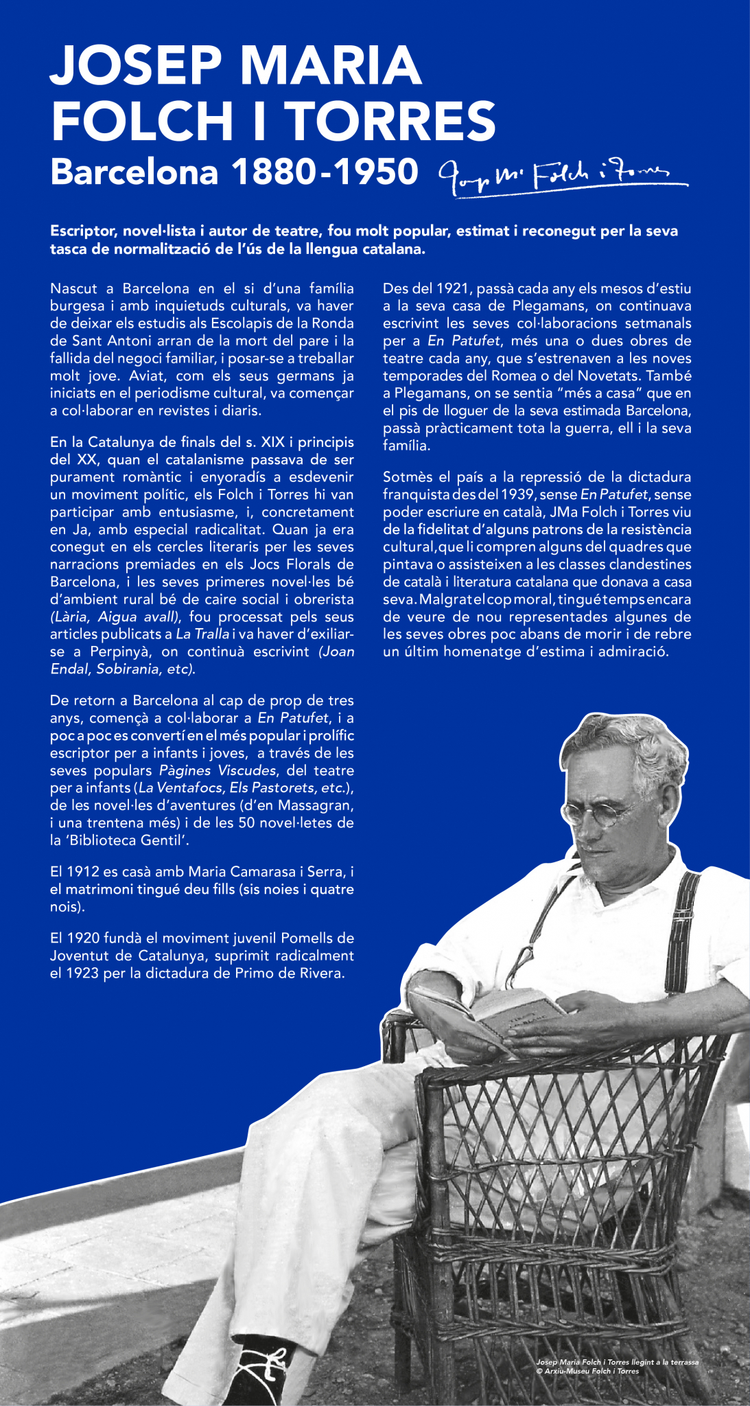 Biografia Josep Mª Folch i Torres - Primera part