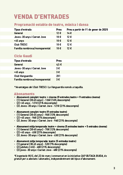Informació obra Creatura