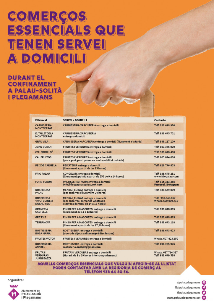 Comerços domicili