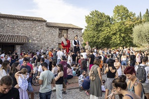 Trobada amb els gegants i capgrossos de Palau-solità i Plegamans
